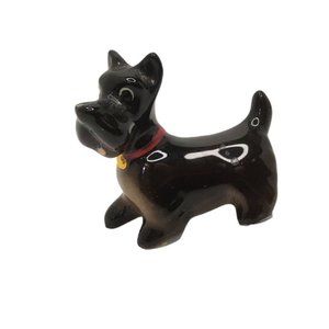 vintage hagen renaker porcelain scottish terrier "scottie" miniature figurine